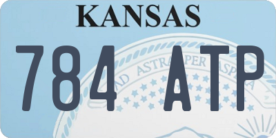 KS license plate 784ATP