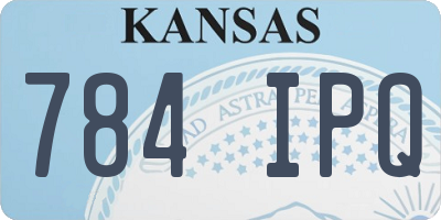 KS license plate 784IPQ