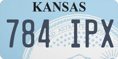 KS license plate 784IPX