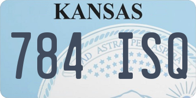 KS license plate 784ISQ