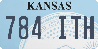 KS license plate 784ITH
