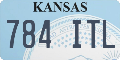 KS license plate 784ITL