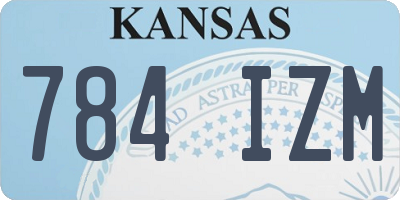 KS license plate 784IZM