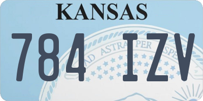 KS license plate 784IZV