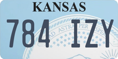 KS license plate 784IZY