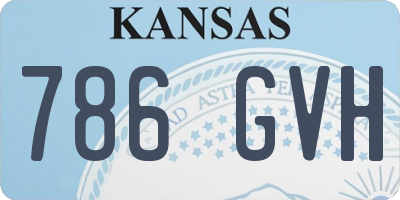 KS license plate 786GVH