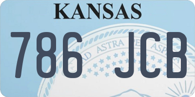 KS license plate 786JCB