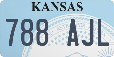 KS license plate 788AJL