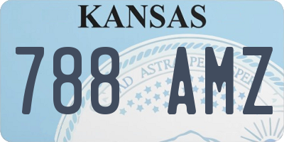KS license plate 788AMZ