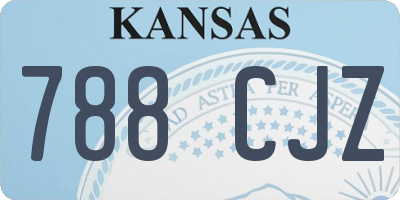 KS license plate 788CJZ