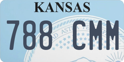 KS license plate 788CMM