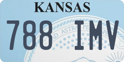 KS license plate 788IMV