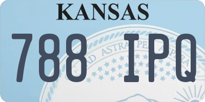 KS license plate 788IPQ