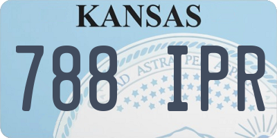KS license plate 788IPR