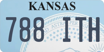 KS license plate 788ITH