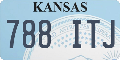KS license plate 788ITJ