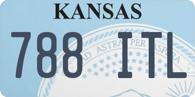 KS license plate 788ITL
