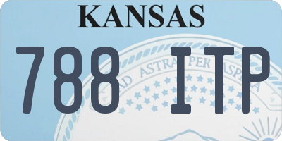 KS license plate 788ITP