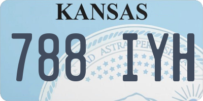 KS license plate 788IYH