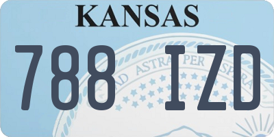 KS license plate 788IZD