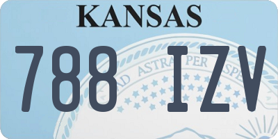 KS license plate 788IZV