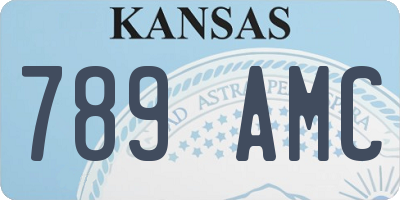 KS license plate 789AMC