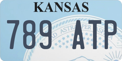KS license plate 789ATP
