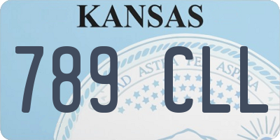 KS license plate 789CLL
