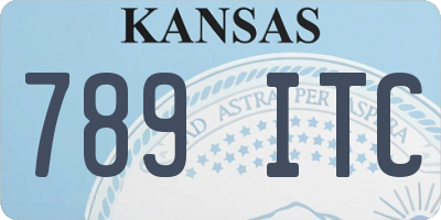 KS license plate 789ITC