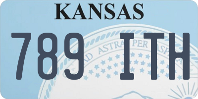 KS license plate 789ITH