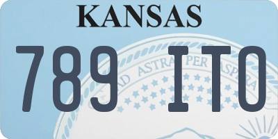KS license plate 789ITO