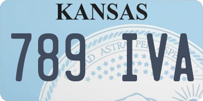 KS license plate 789IVA