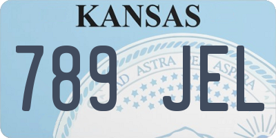 KS license plate 789JEL