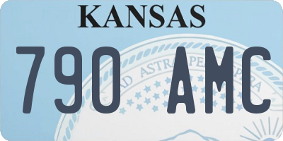 KS license plate 790AMC