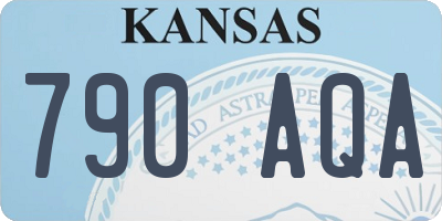 KS license plate 790AQA