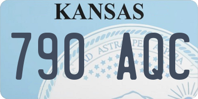 KS license plate 790AQC