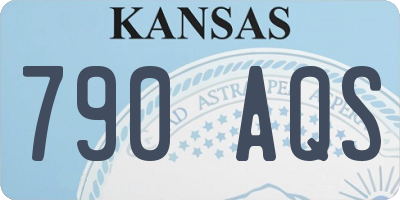 KS license plate 790AQS