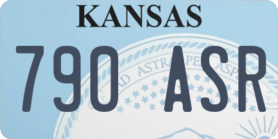 KS license plate 790ASR