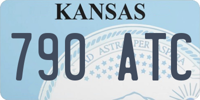 KS license plate 790ATC