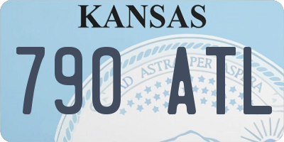 KS license plate 790ATL