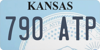 KS license plate 790ATP
