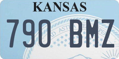 KS license plate 790BMZ