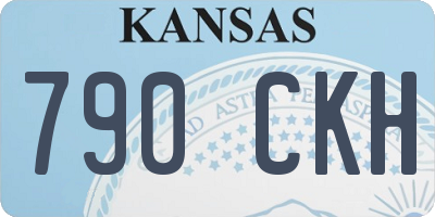 KS license plate 790CKH