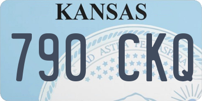 KS license plate 790CKQ