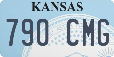 KS license plate 790CMG