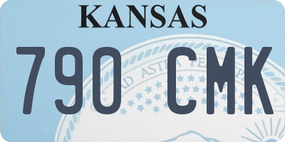 KS license plate 790CMK
