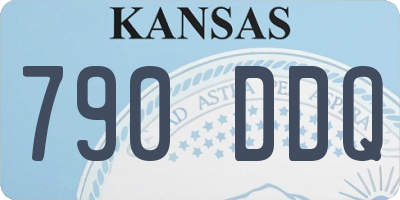 KS license plate 790DDQ