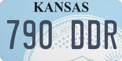 KS license plate 790DDR