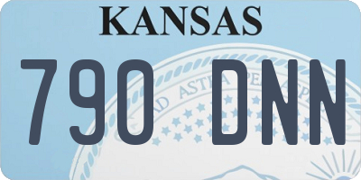 KS license plate 790DNN