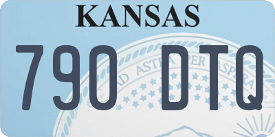 KS license plate 790DTQ